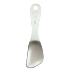Japan San-X Ice Cream Spoon - Rilakkuma : Alphabet R Silver