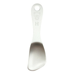 Japan San-X Ice Cream Spoon - Rilakkuma : Alphabet H Silver