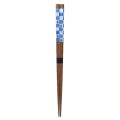 Japan Miffy Natural Wood Chopsticks 23cm - Miffy : Hasami Yaki Style Grid - 1