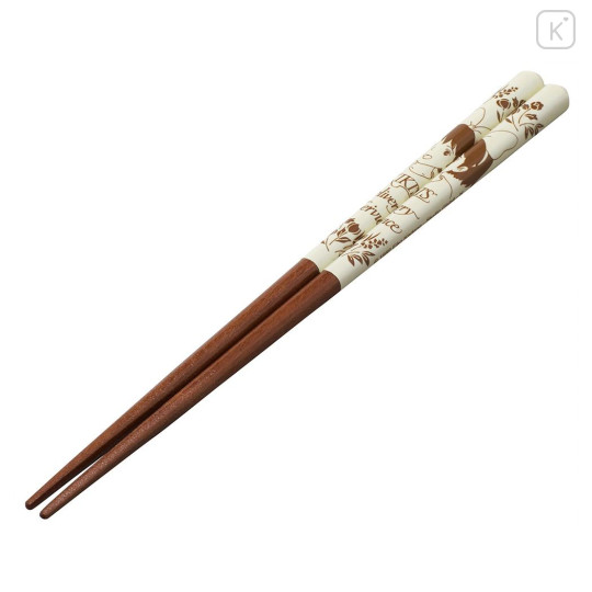 Japan Ghibli Natural Wood Chopsticks 21cm - Kiki's Delivery Service : Smile Ivory - 1