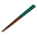 Japan Ghibli Natural Wood Chopsticks 21cm - My Neighbor Totoro : Deep Green - 1