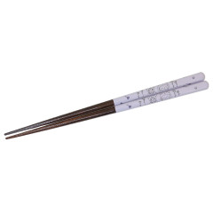 Japan Sanrio Natural Wood Chopsticks 21cm - Kuromi : Baku Purple