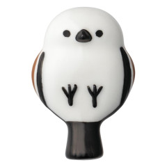 Japan Decole Porcelain Chopstick Rest - Bird Long-tailed Tit