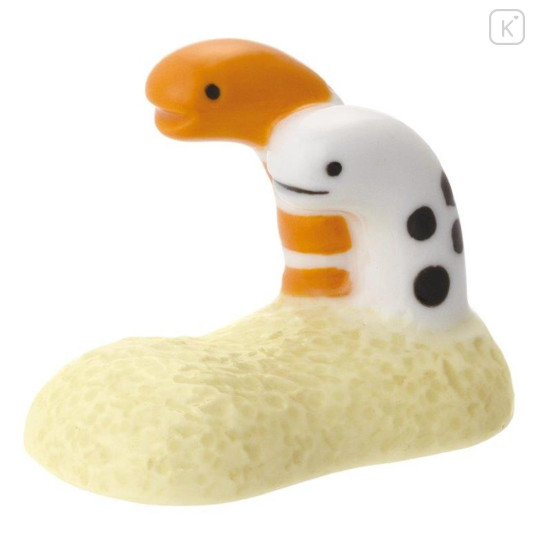 Japan Decole Porcelain Chopstick Rest - Sea Marine Garden Eel - 1