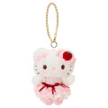 Japan Sanrio Original Mascot Bag Charm - Hello Kitty : Strawberry Whipped Cake - 1