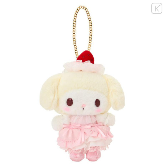 Japan Sanrio Original Mascot Bag Charm - My Melody : Strawberry Whipped Cake - 1