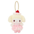 Japan Sanrio Original Mascot Bag Charm - My Melody : Strawberry Whipped Cake - 1