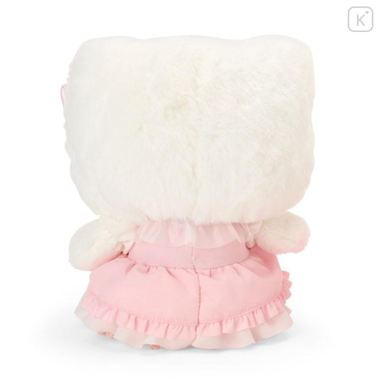 Japan Sanrio Original Plush Toy & Accessory Case Set - Hello Kitty : Strawberry Whipped Cake - 4