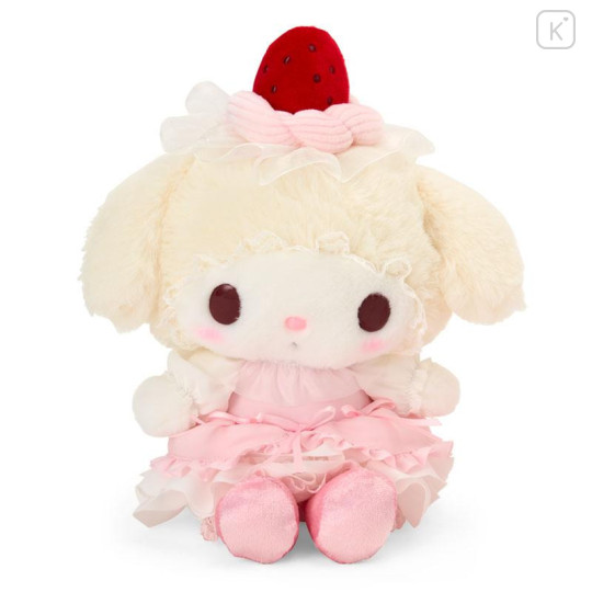Japan Sanrio Original Plush Toy & Accessory Case Set - My Melody : Strawberry Whipped Cake - 3