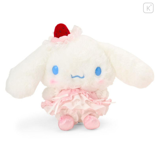 Japan Sanrio Original Plush Toy & Accessory Case Set - Cinnamoroll : Strawberry Whipped Cake - 3