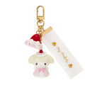 Japan Sanrio Original Mascot Keychain - My Melody : Strawberry Whipped Cake - 1
