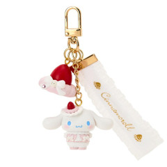 Japan Sanrio Original Mascot Keychain - Cinnamoroll : Strawberry Whipped Cake