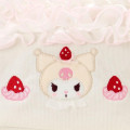 Japan Sanrio Original Frill Cosmetic Pouch - Kuromi : Strawberry Whipped Cake - 4