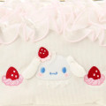 Japan Sanrio Original Frill Cosmetic Pouch - Cinnamoroll : Strawberry Whipped Cake - 4