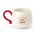 Japan Sanrio Original 3D Porcelain Mug - Hello Kitty : Strawberry Whipped Cake - 3