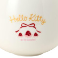 Japan Sanrio Original 3D Porcelain Mug - Hello Kitty : Strawberry Whipped Cake - 6
