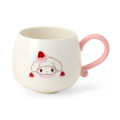 Japan Sanrio Original 3D Porcelain Mug - My Melody : Strawberry Whipped Cake - 2