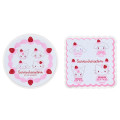 Japan Sanrio Original Flake Sticker Set & Tin Case - Strawberry Whipped Cake - 3