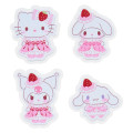 Japan Sanrio Original Flake Sticker Set & Tin Case - Strawberry Whipped Cake - 4