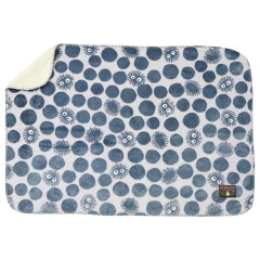 Japan Ghibli Fleece Lap Blanket - My Neighbor Totoro : Susuwatari Navy