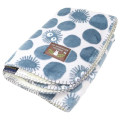 Japan Ghibli Fleece Lap Blanket - My Neighbor Totoro : Susuwatari Navy - 3