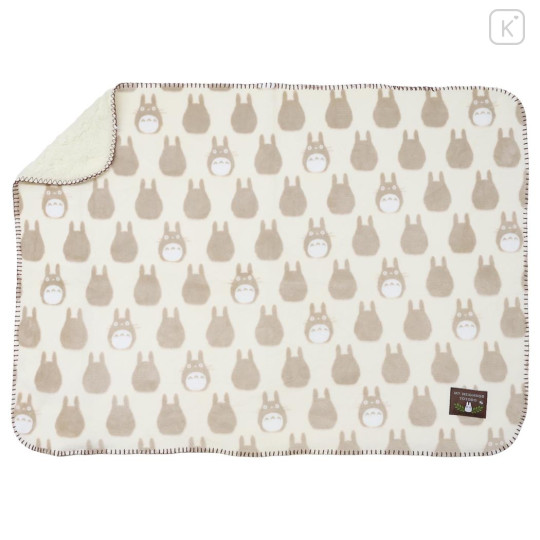 Japan Ghibli Fleece Lap Blanket - My Neighbor Totoro : Grey - 1