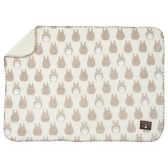 Japan Ghibli Fleece Lap Blanket - My Neighbor Totoro : Grey