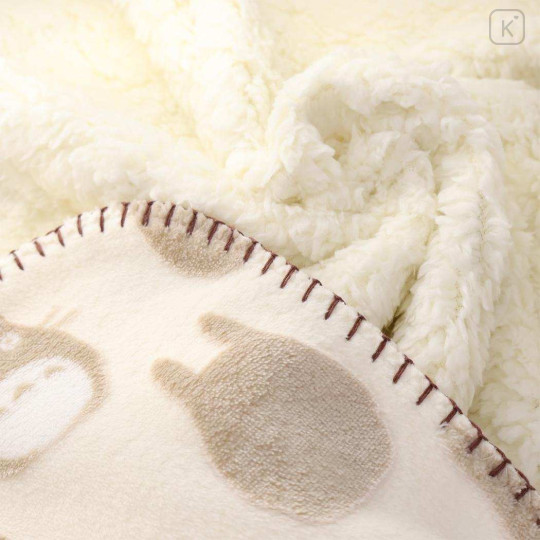 Japan Ghibli Fleece Lap Blanket - My Neighbor Totoro : Grey - 2