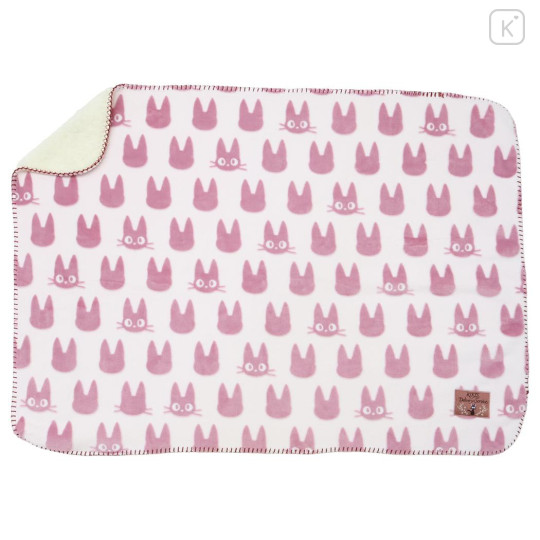Japan Ghibli Fleece Lap Blanket - Kiki's Delivery Service : Jiji Pink - 1