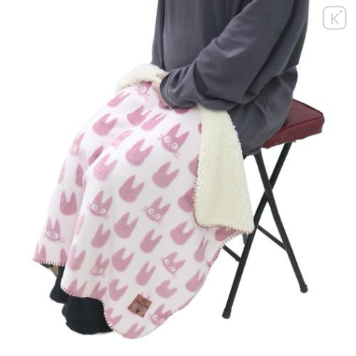 Japan Ghibli Fleece Lap Blanket - Kiki's Delivery Service : Jiji Pink - 4