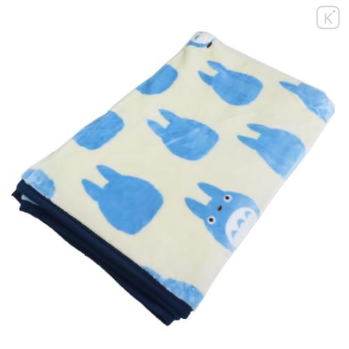 Japan Ghibli Warm Large Blanket - My Neighbor Totoro : Blue - 4