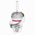 Japan Mofusand Mascot Holder - Working! Salary Cat Hanging Strap - 6