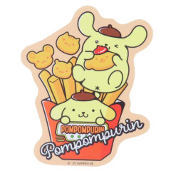 Japan Sanrio Vinyl Sticker - Pompompurin : French Fries