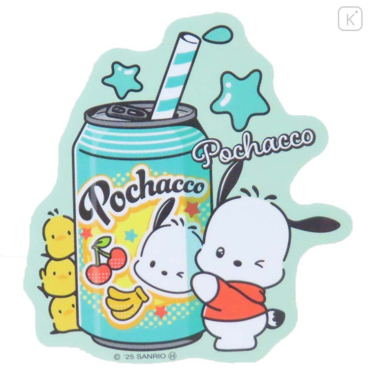 Japan Sanrio Vinyl Sticker - Pochacco : Cola - 1