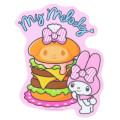 Japan Sanrio Vinyl Sticker - My Melody : Cheeseburger - 1