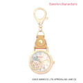Japan Sanrio Keychain Watch - Pompompurin : Light Brown Gold - 1