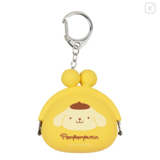 Japan Sanrio Pochi Baby Mini Pouch Clasp Keychain - Pompompurin - 1