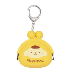 Japan Sanrio Pochi Baby Mini Pouch Clasp Keychain - Pompompurin