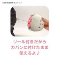 Japan Sanrio Face Pass Case with Reel - Chococat - 3