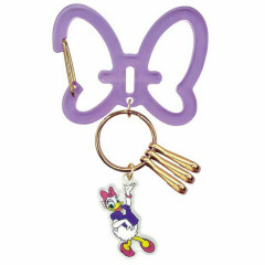 Japan Disney Acrylic Carabiner Keychain - Daisy : Ribbon