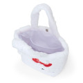 Japan Sanrio Fluffy Fur Handbag - Hello Kitty : Heart Eyes B - 3