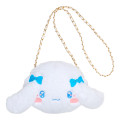 Japan Sanrio Plush Pochette Crossbody Shoulder Bag - Cinnamoroll : Heart Eyes - 1
