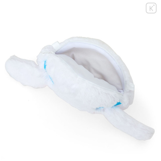 Japan Sanrio Plush Pochette Crossbody Shoulder Bag - Cinnamoroll : Heart Eyes - 3