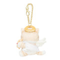 Japan Mofusand Mascot Holder Bag Charm - Cupid & Angel Cat Orange - 5