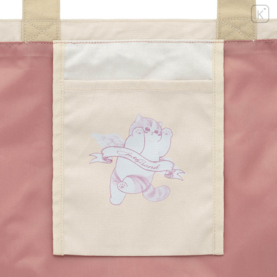 Japan Mofusand Tote Bag - Cupid & Angel Cat Pink - 5