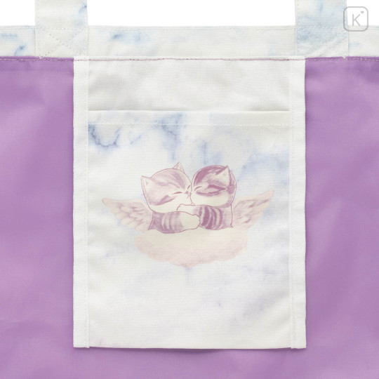 Japan Mofusand Tote Bag - Cupid & Angel Cat Sky - 5