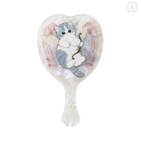 Japan Mofusand Hand Mirror - Cupid & Angel Cat Nyan White - 4