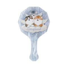 Japan Mofusand Hand Mirror - Cupid & Angel Cat Nyan Sky
