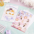 Japan Mofusand A4 Clear File - Cupid & Angel Cat Sky Pink - 2