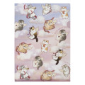 Japan Mofusand A4 Clear File - Cupid & Angel Cat Sky Pink - 3